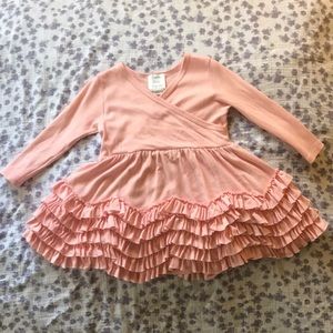 Lemon loves layette / 12-18M Pink dress EUC